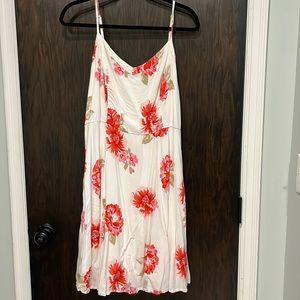 Old Navy white floral dress